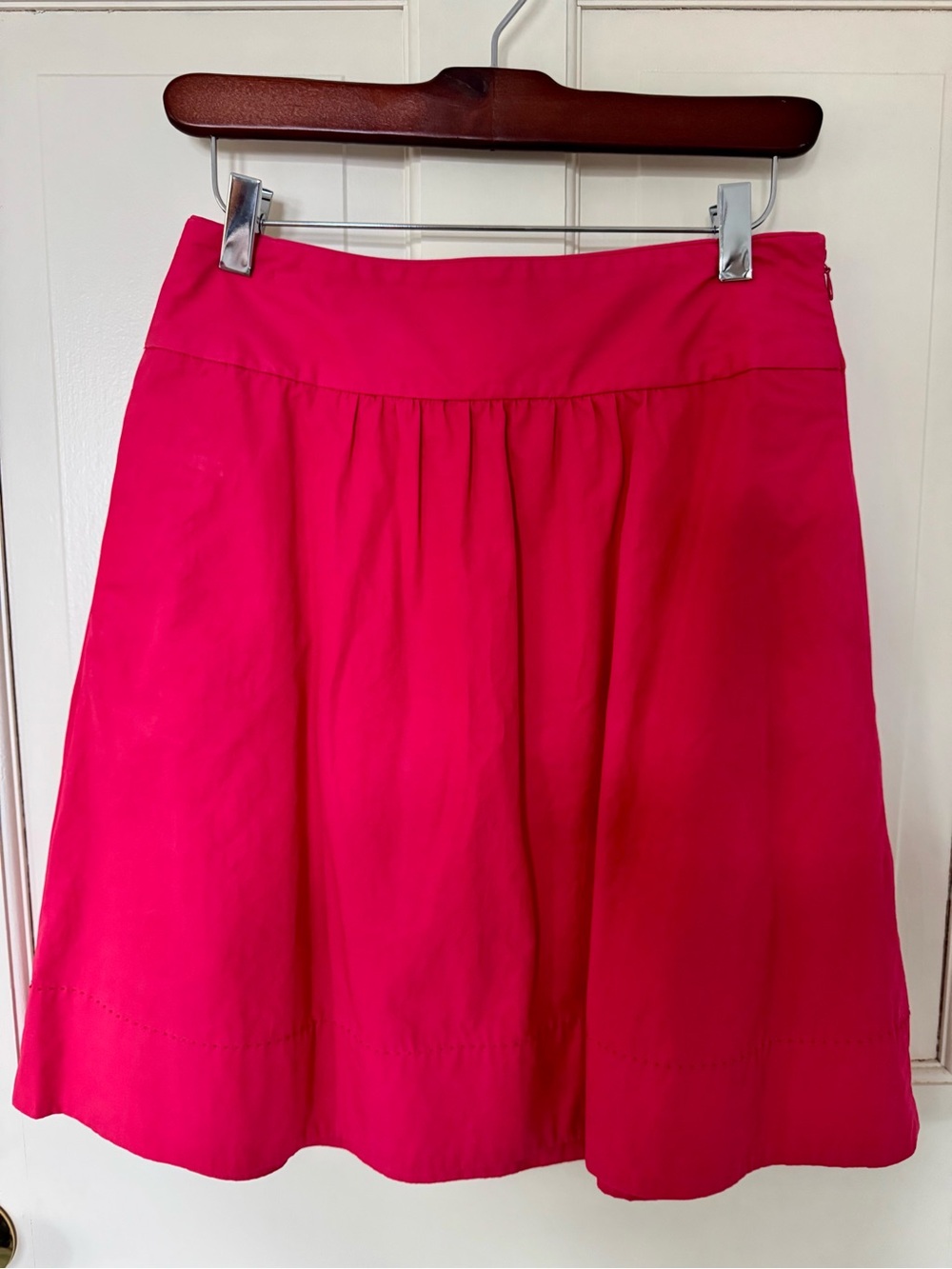 J Crew Pink A-line Skirt, size 0
